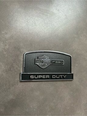 Ford F-250 Harley Davidson Console Plaque NEW OEM